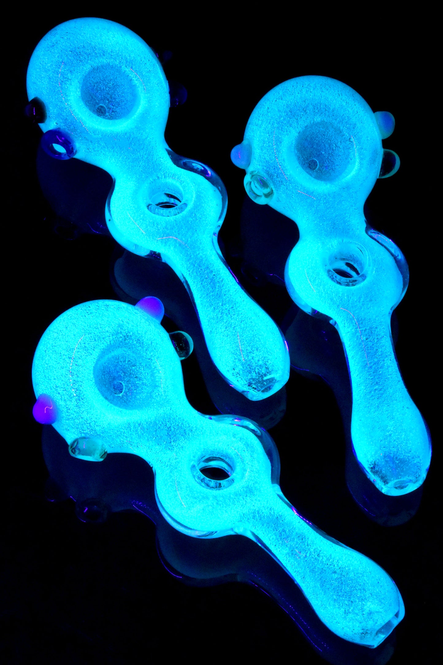30 Glow in the Dark Pipe Glass Hand Pipe