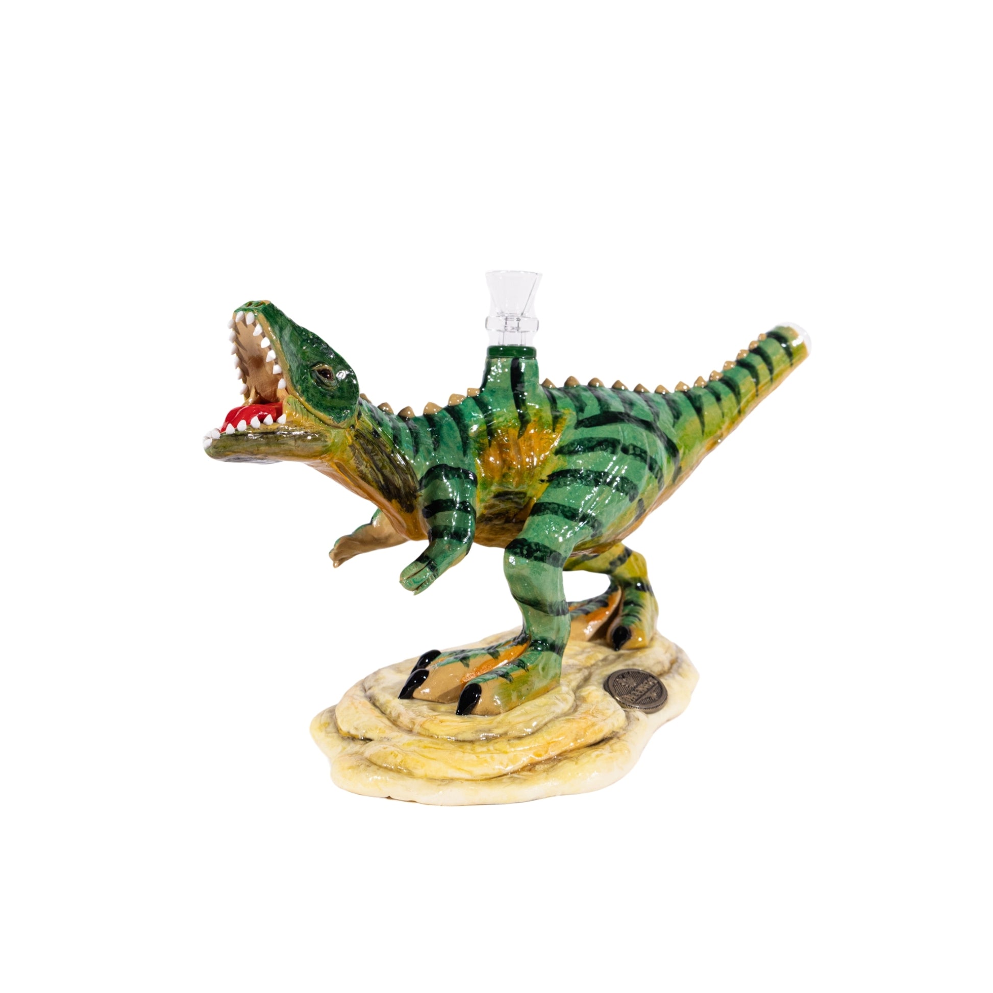T-Rex Bong Dinosaur Novelty Glass Water Bong
