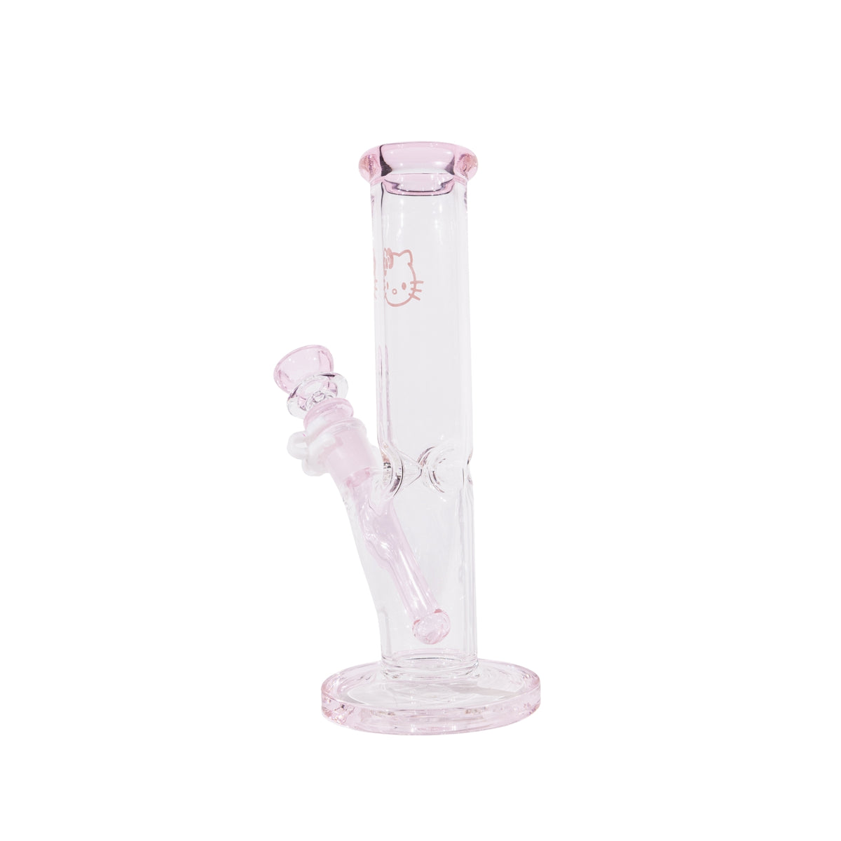 Hello Kitty Straight Tube Bong 10" – Cute Glass Water Pipe