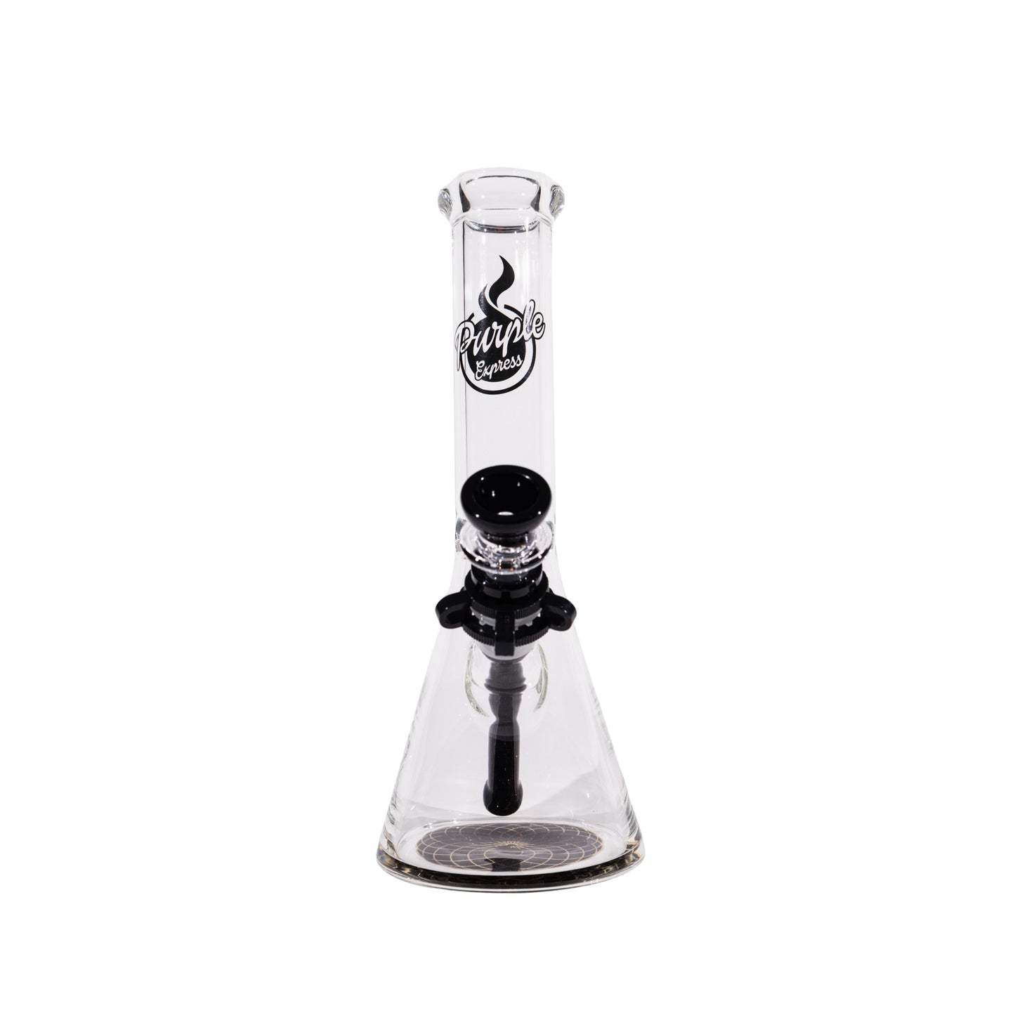 Purple Express Beaker Bong 10" Glass Bong