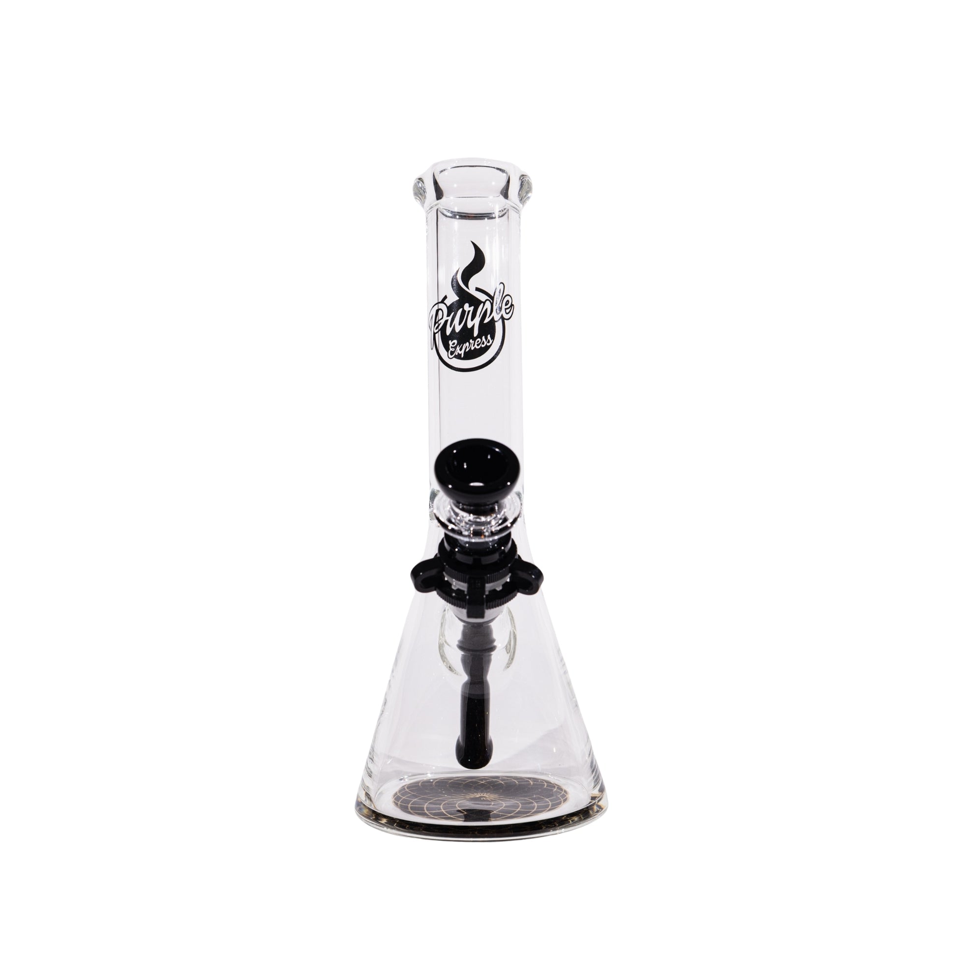 Purple Express Beaker Bong 10" Glass Bong