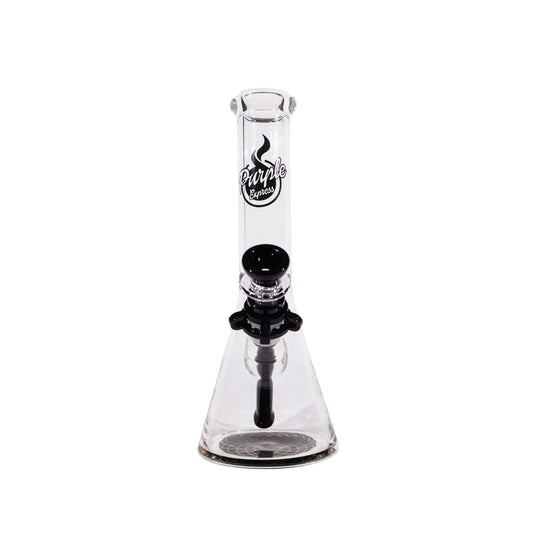 Purple Express Beaker Bong 10" Glass Bong