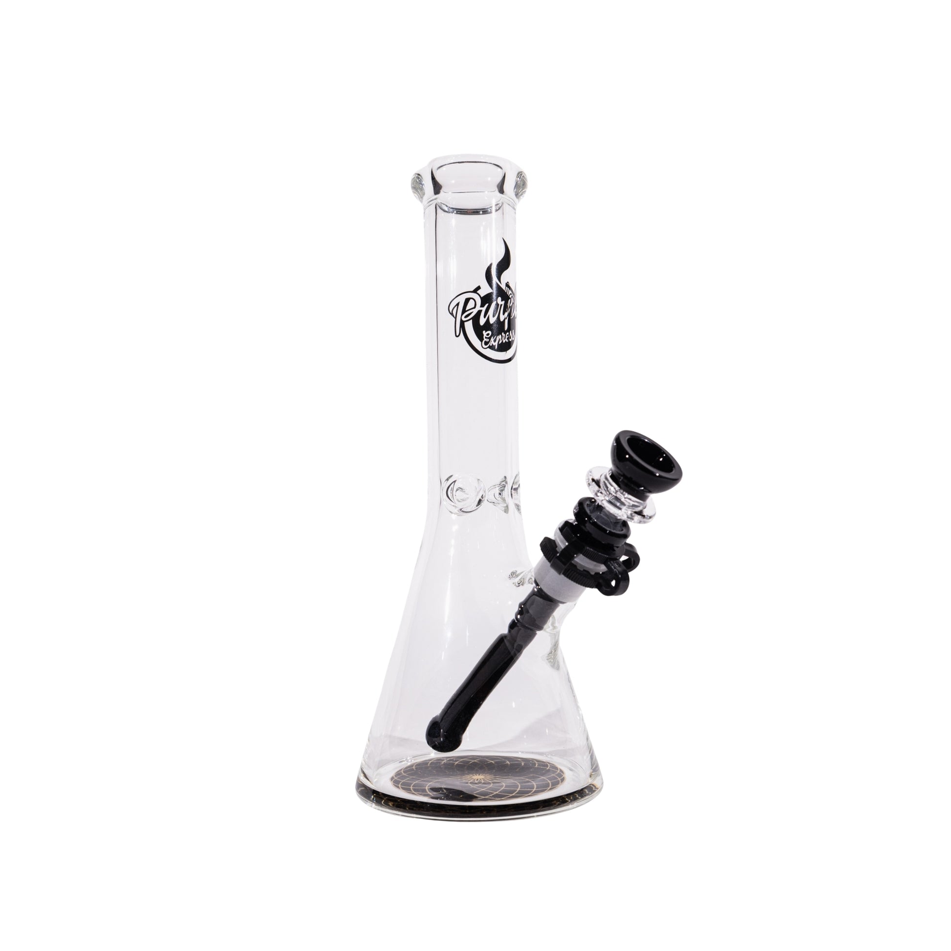 Purple Express Beaker Bong 10" Glass Bong