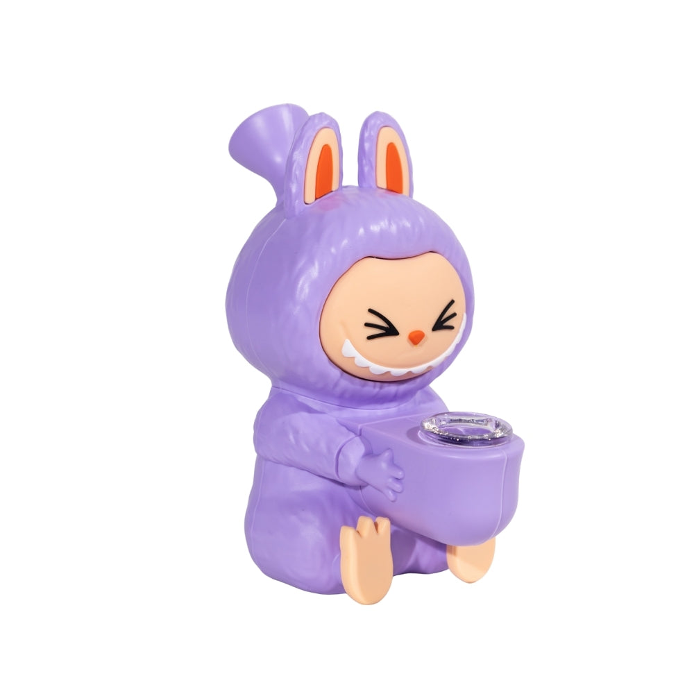 Silicone Labubu Bong Cute Cartoon Mini Durable Bong