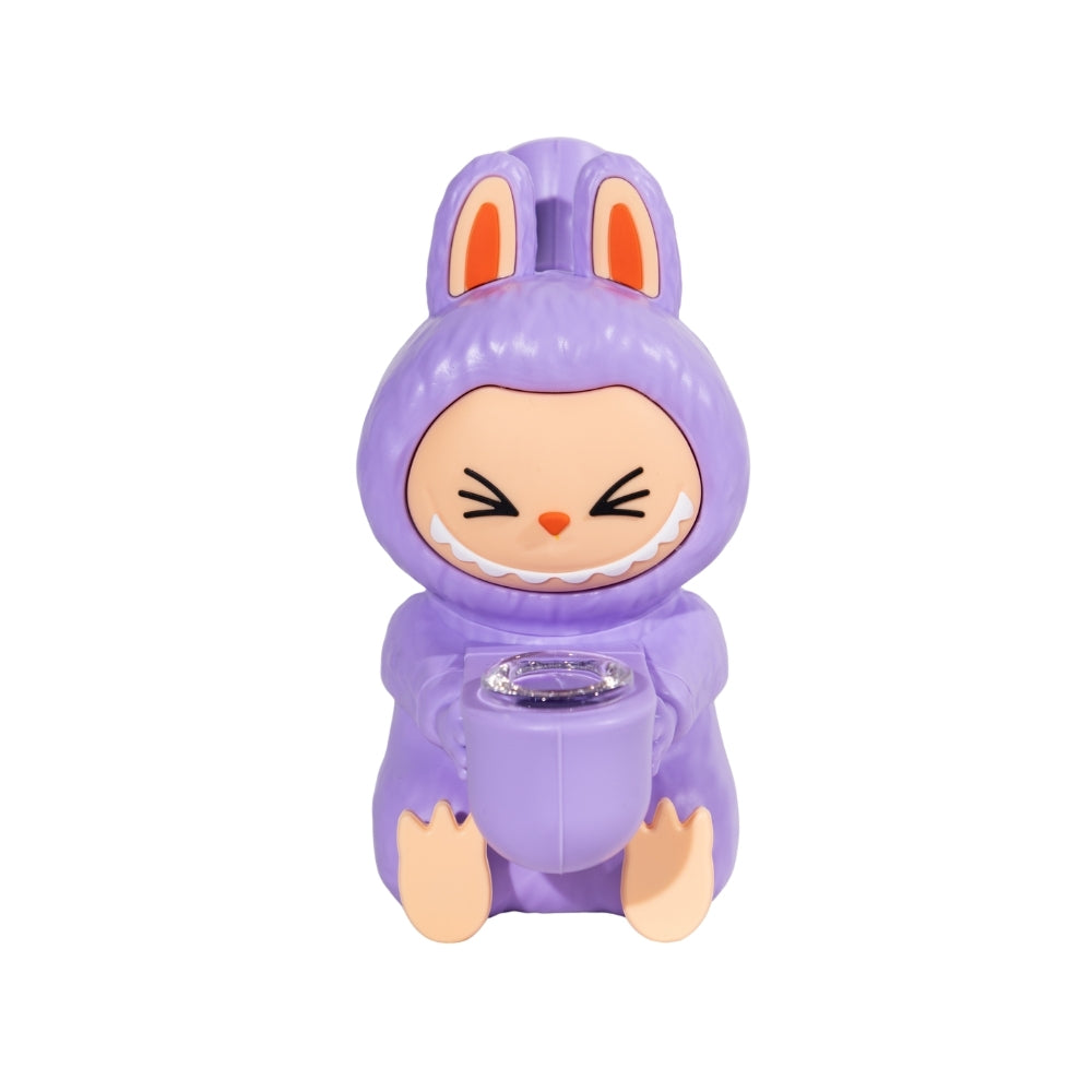 Silicone Labubu Bong Cute Cartoon Mini Durable Bong