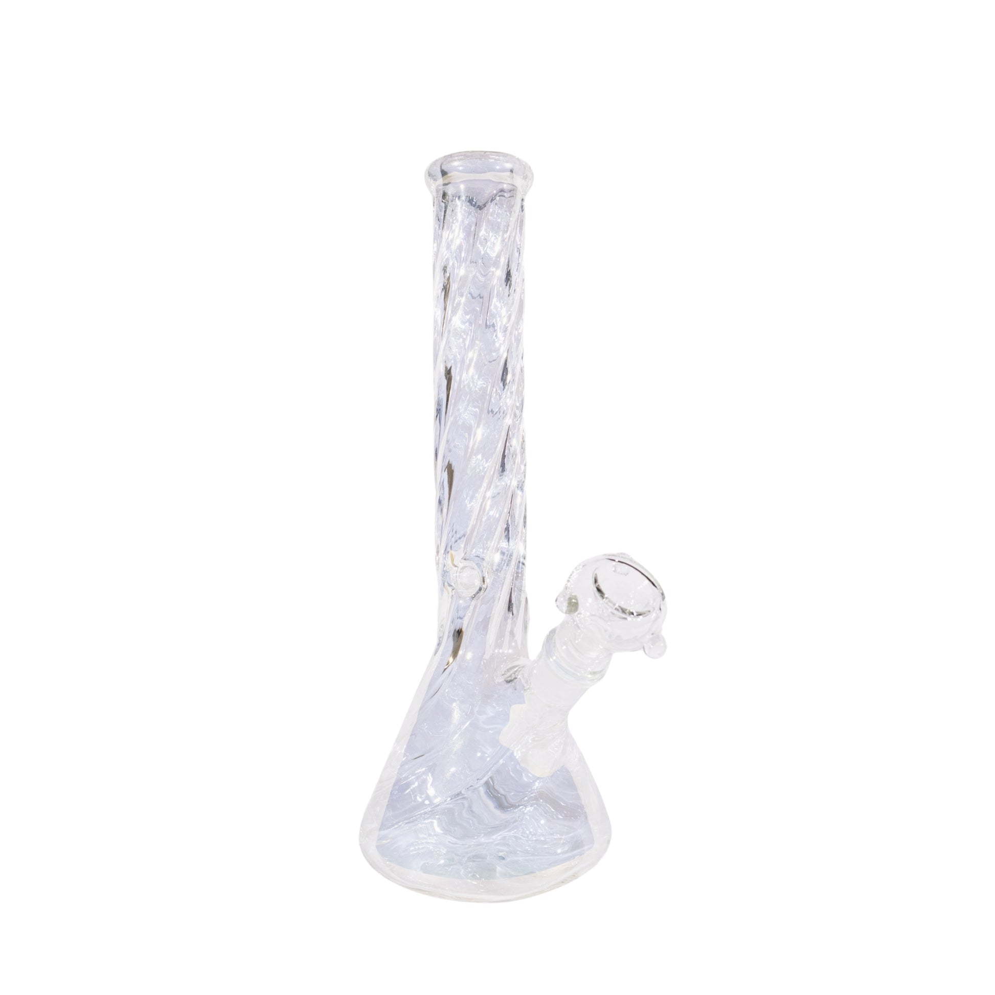 Twisted Neck Holographic Beaker Bong 12.5 Inch Glass Bong