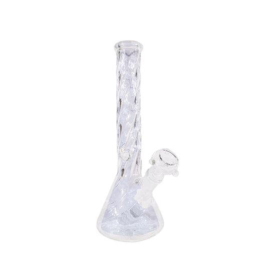 Twisted Neck Holographic Beaker Bong 12.5 Inch Glass Bong