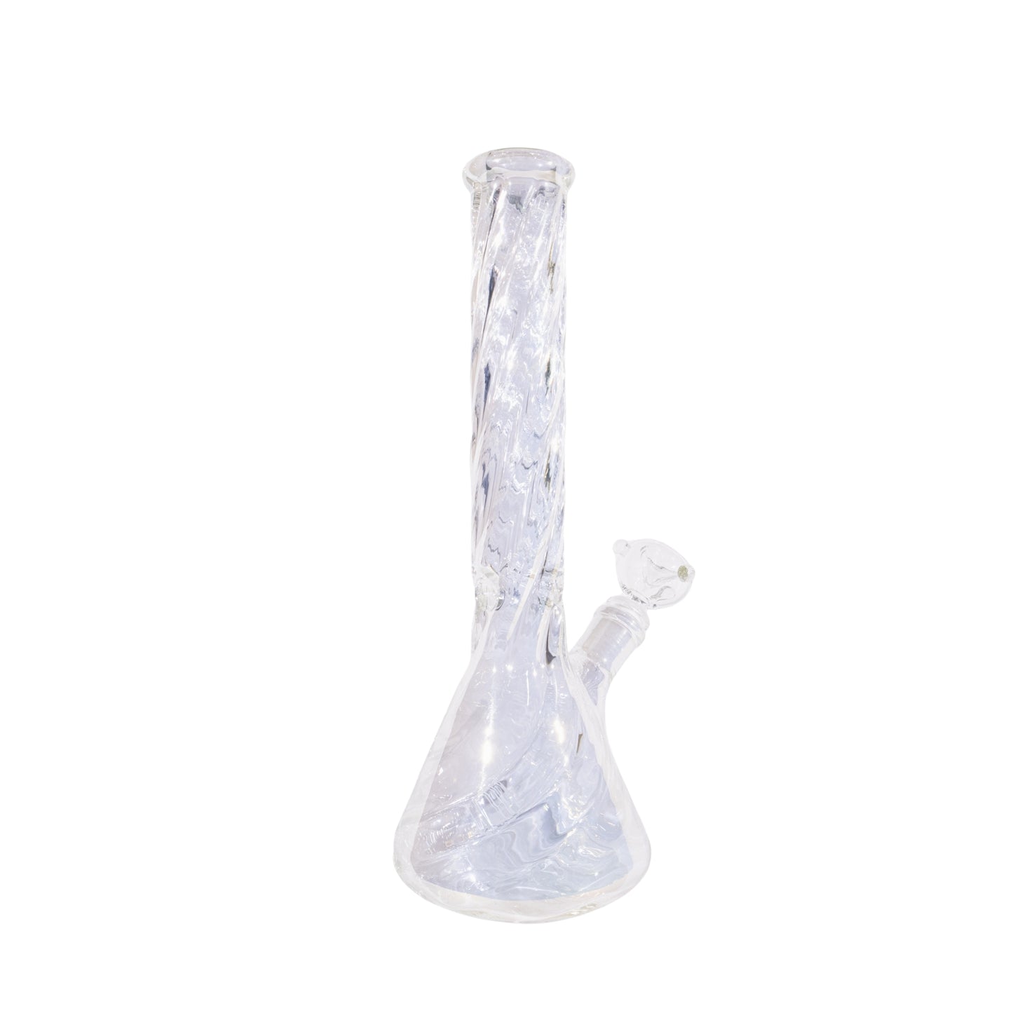 Twisted Neck Holographic Beaker Bong 12.5 Inch Glass Bong