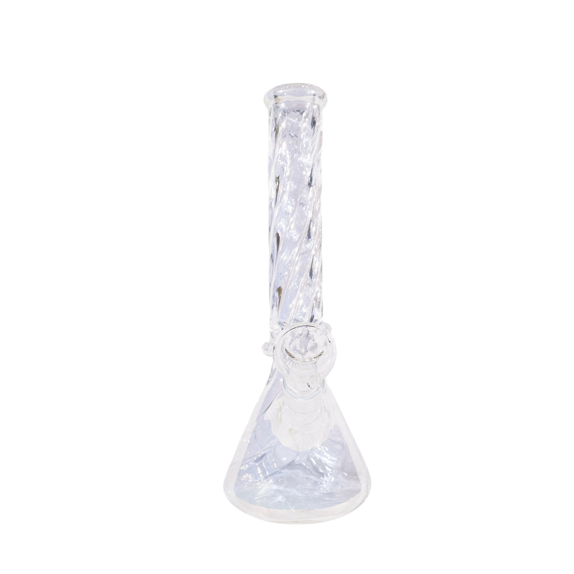 Twisted Neck Holographic Beaker Bong 12.5 Inch Glass Bong