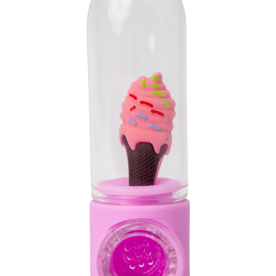 Ice Cream Silicone Glass Pipe