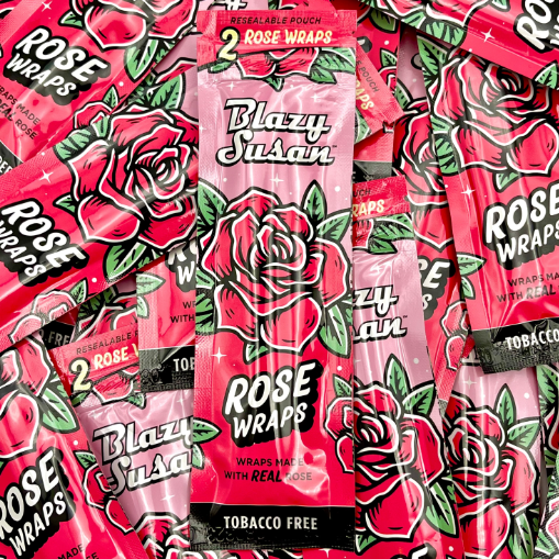 Blazy Susan Rose Wraps - Premium Rose Petal Wraps