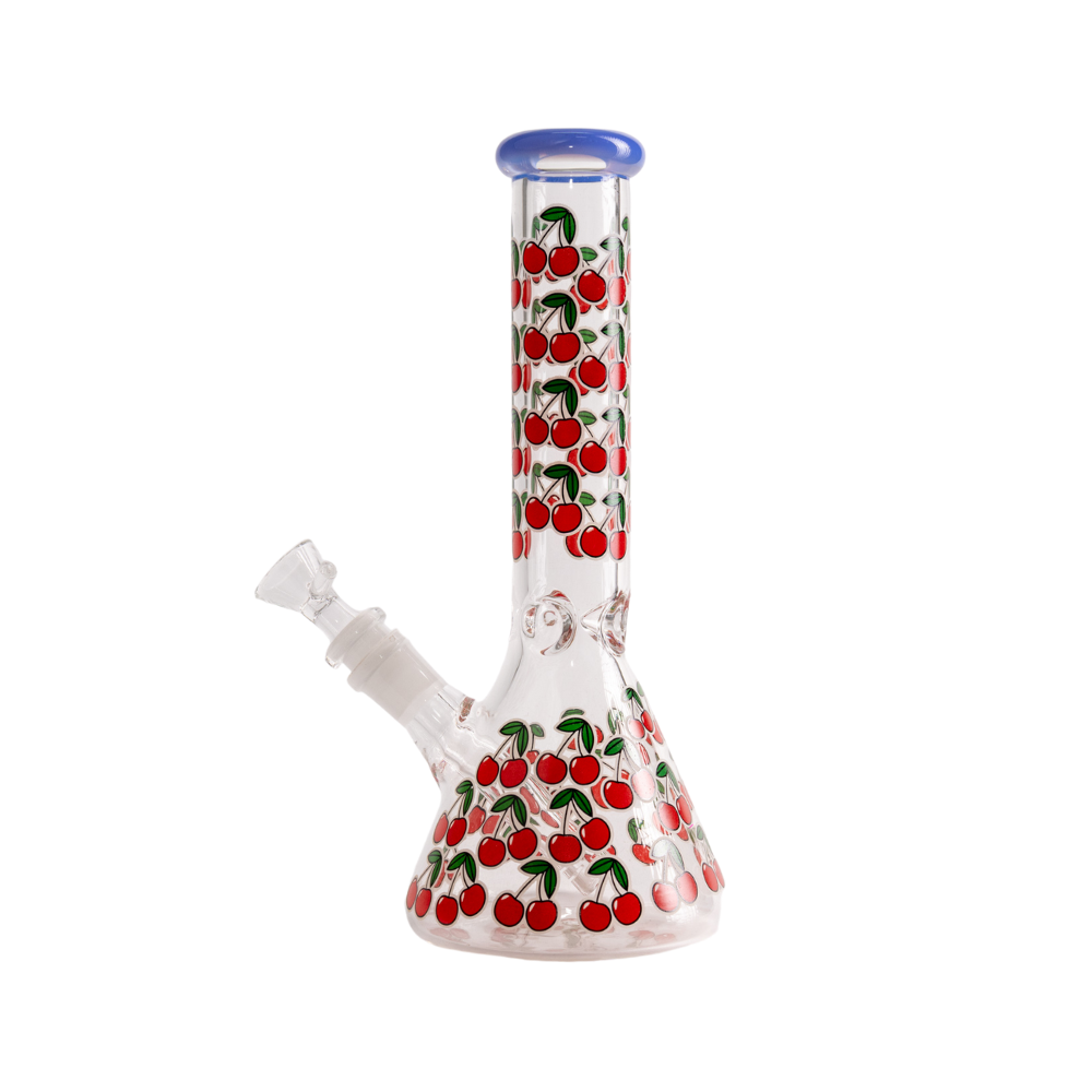 10in Flower Cherry Beaker