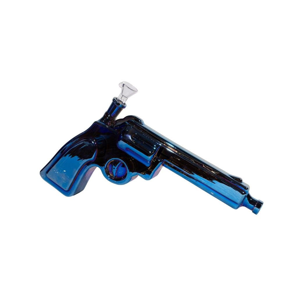 Revolver Bong 9 Inch Unique Cylinder Chamber Glass Bong