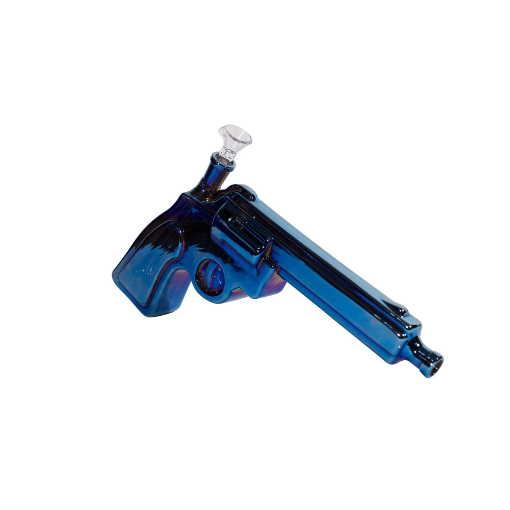 Revolver Bong 9 Inch Unique Cylinder Chamber Glass Bong