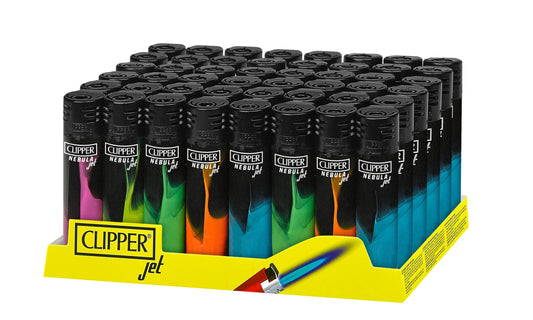 CLIPPER Lighters jet flame Dark Nebula