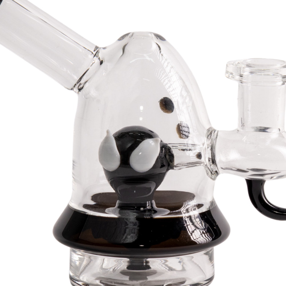 Mini Alien Glass Bong 4" Compact Quality Bong