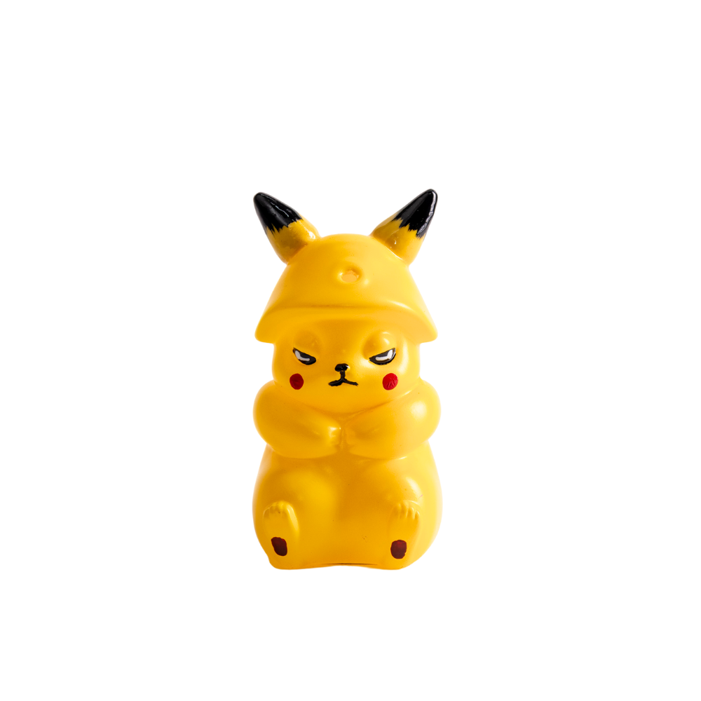 Pikachu Glass Bong 4.5" Compact Novelty Bong