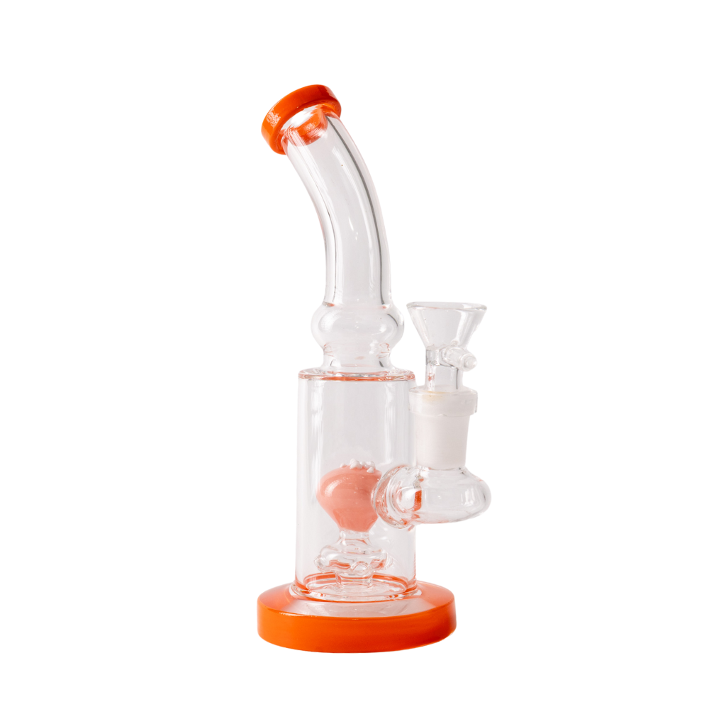 Colored Base & Mouth Recycler Bong 7.5