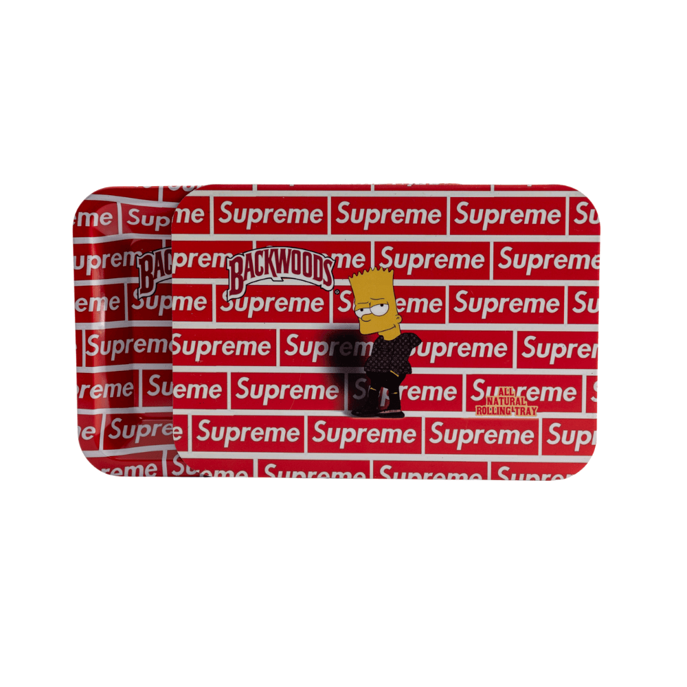 Rolling Tray with Lid – Durable Metal Tray with Magnetic Cover