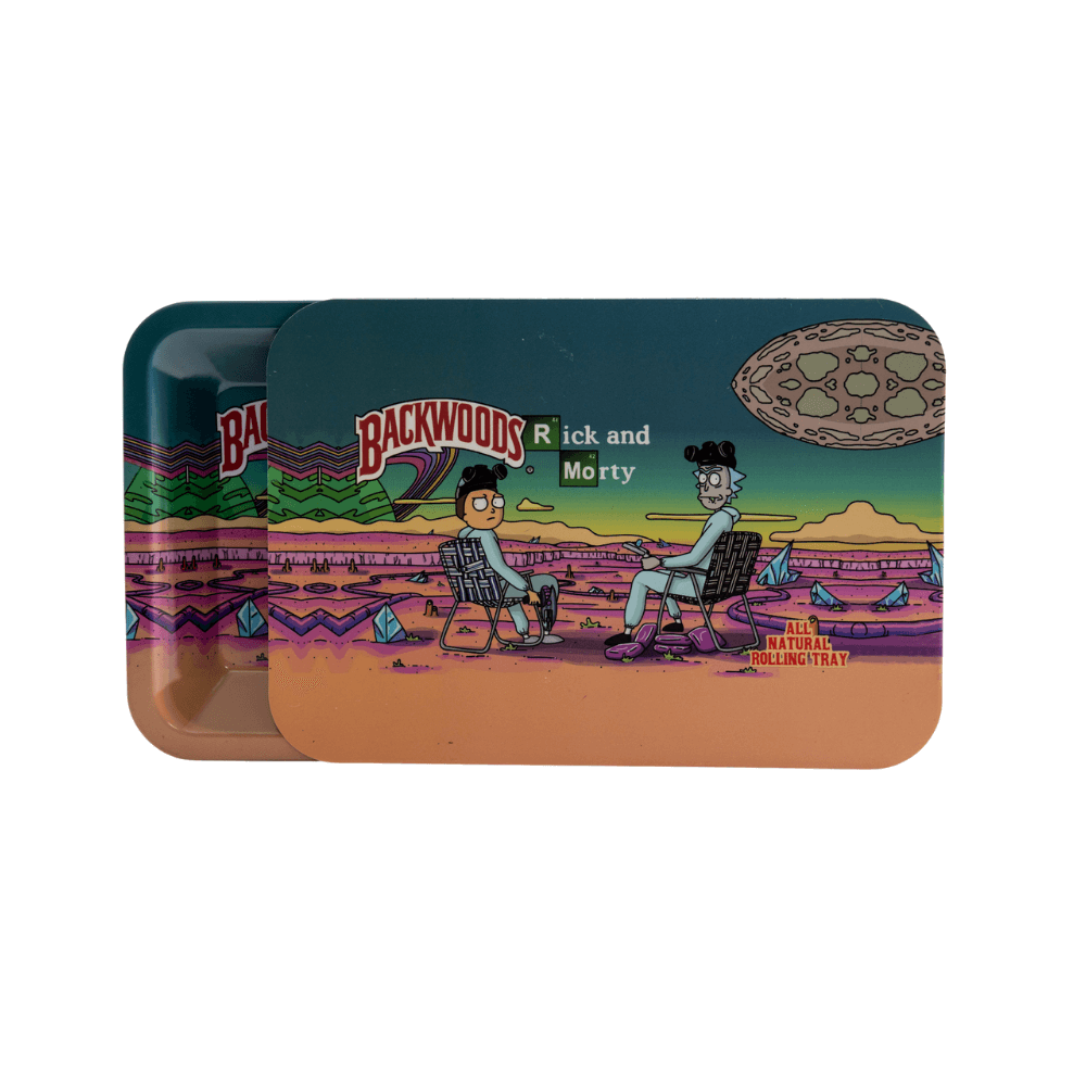 Rolling Tray with Lid – Durable Metal Tray with Magnetic Cover