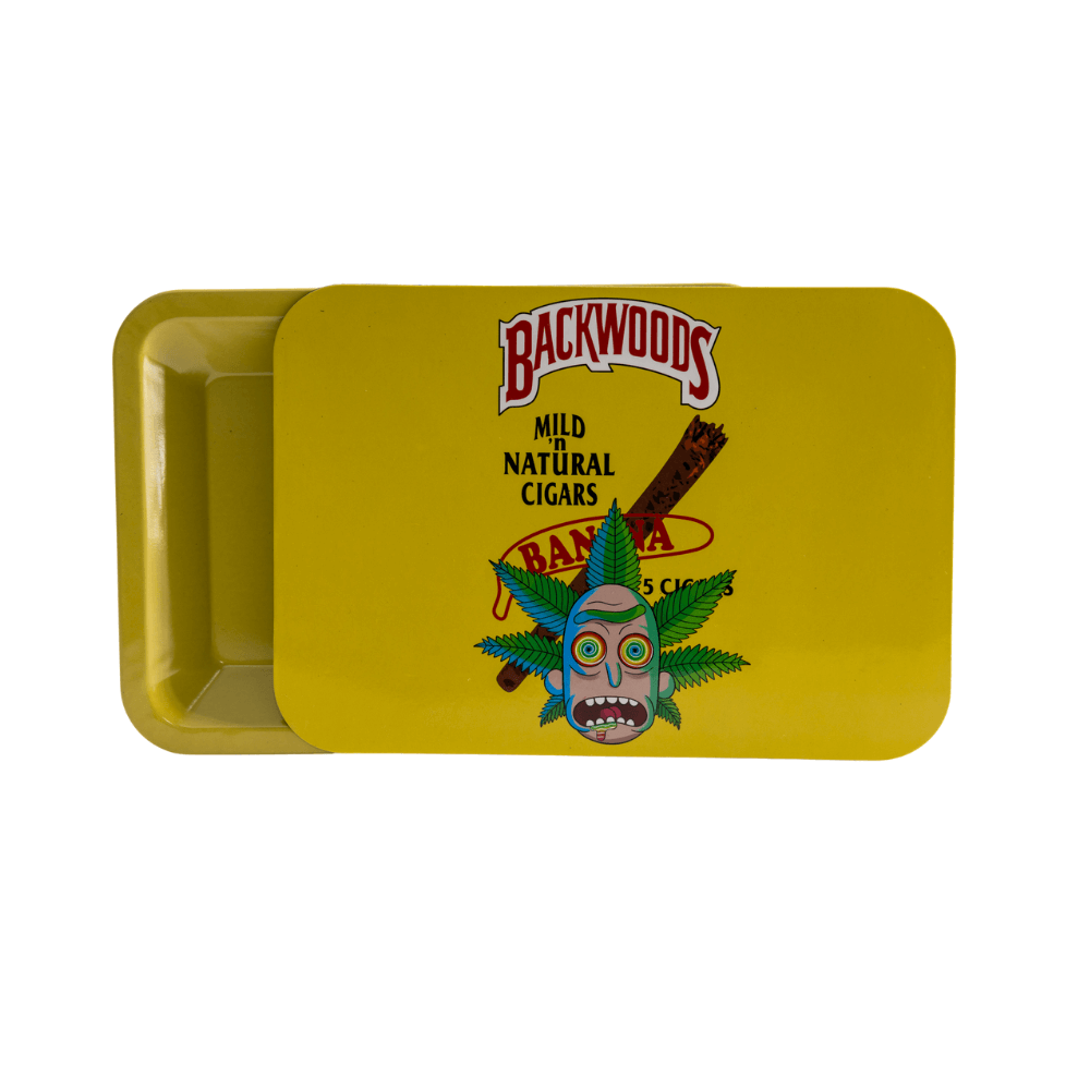 Rolling Tray with Lid – Durable Metal Tray with Magnetic Cover
