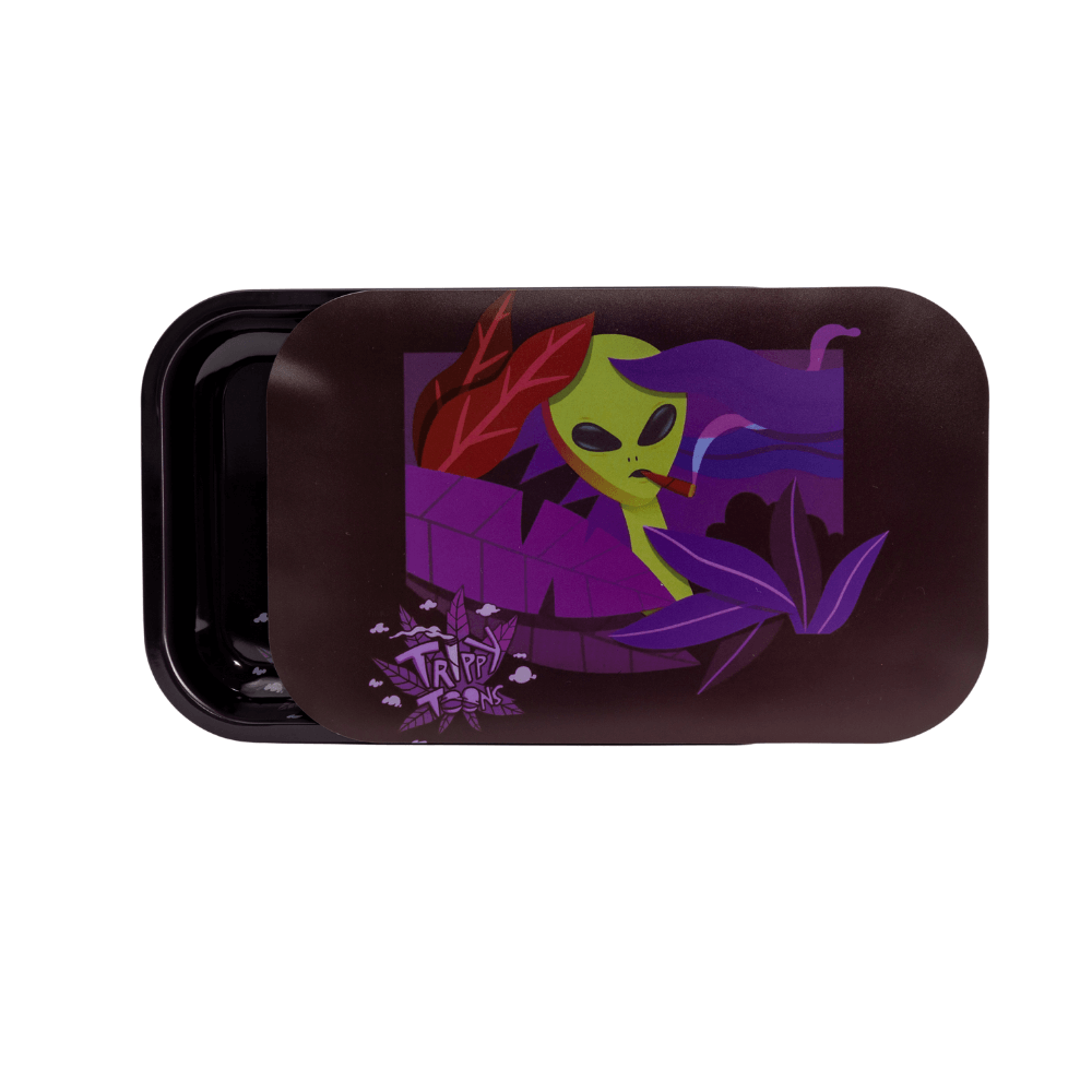 MEDIUM ROLLING TRAY WITH LID