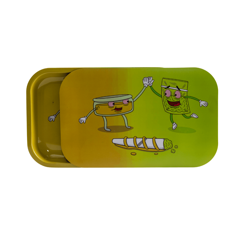 MEDIUM ROLLING TRAY WITH LID