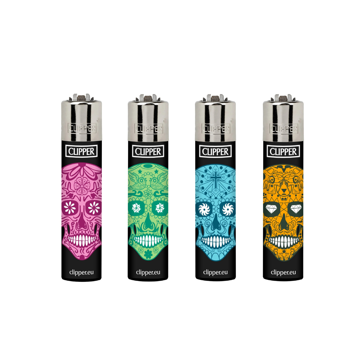 CLIPPER lighters Sugar Skulls