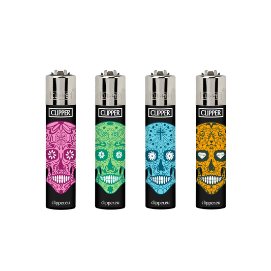 CLIPPER lighters Sugar Skulls