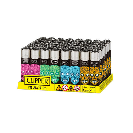 CLIPPER lighters Sugar Skulls