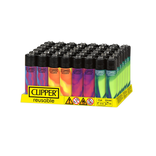 CLIPPER lighters Painted Nebula