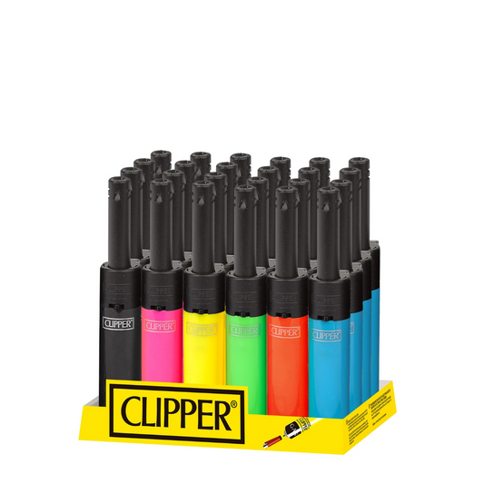CLIPPER lighters minitube Solid Fluo BW