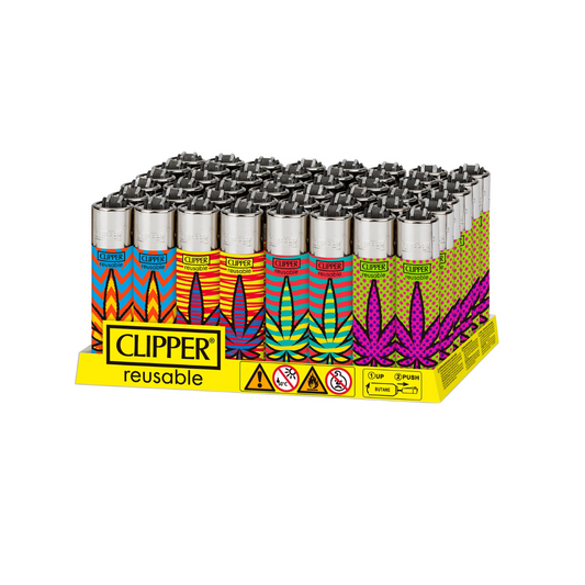 CLIPPER lighters Colored Leaves