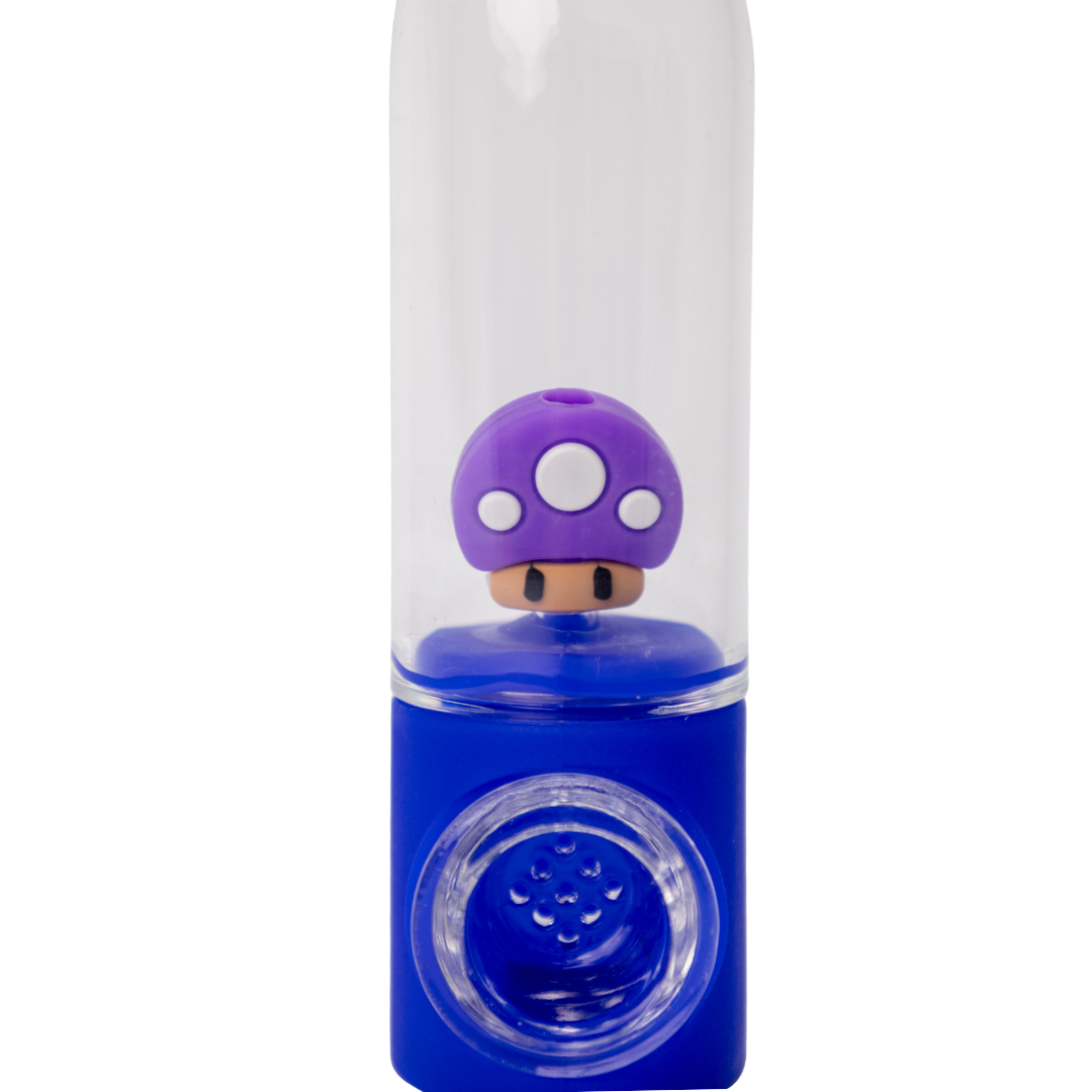 Mushroom Silicone Glass Pipe