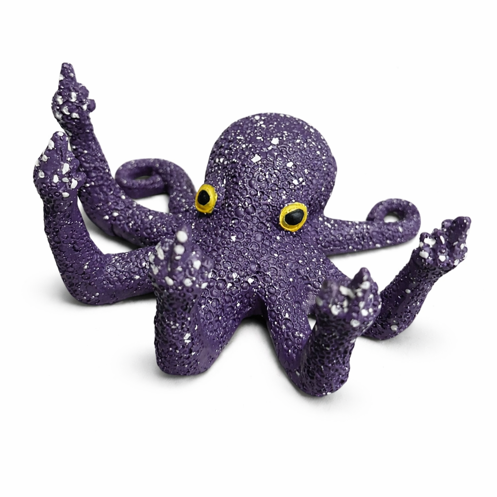 Purple Octopus Cute Decorative