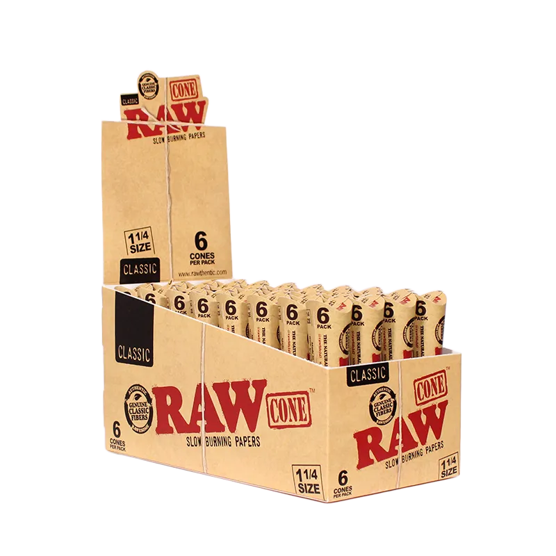 RAW 1/4 CLASSIC CONES 6unid