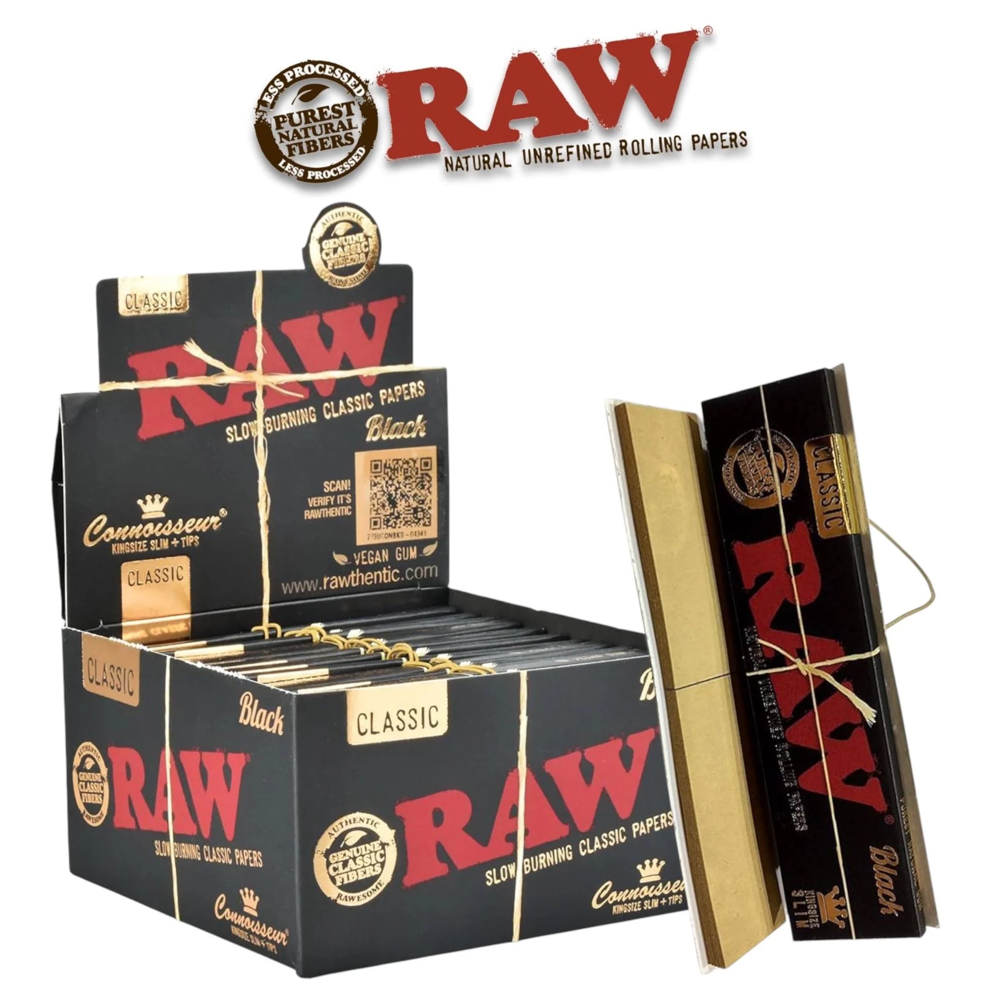 RAW Black Classic Connoisseur Tips